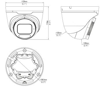 IP KAMERA IPC3634SE-ADF28K-WP-I1 OwlView Wise-ISP - 4&nbsp;Mpx 2.8&nbsp;mm UNIVIEW