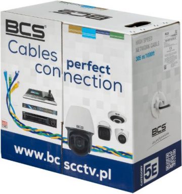 BCS UNIVERSAL BCS-U/UTP-CAT5E-PE+G kabelis