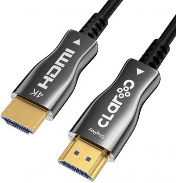 Claroc HDMI kabelis HDMI 2.0 AOC optiskais kabelis 4K@60Hz 10m