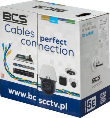 BCS UNIVERSAL BCS-U/UTP-CAT5E-PE kabelis