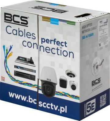 BCS UNIVERSAL BCS-U/UTP-CAT5E-PVC kabelis BCS UNIVERSAL BCS-U/UTP-CAT5E-PVC kabelis