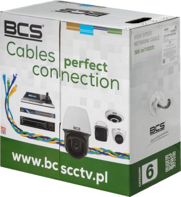 BCS UNIVERSAL BCS-U/UTP-CAT6-LSOH kabelis