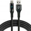 USB-A / USB-C LCD KABELIS everActive CBB-1CBL 100cm 3A