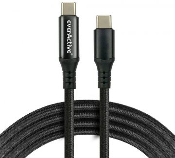 USB-C / USB-C LCD KABELIS everActive CBB-3PDL 300cm 20V 2.25A 45W USB-C / USB-C LCD KABELIS everActive CBB-3PDL 300cm 20V 2.25A 45W