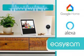 EasyCam iekštelpu WiFi IP kamera Tuya 3MP EC-3C6IR