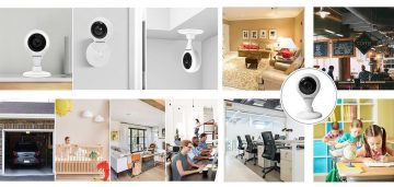 EasyCam iekštelpu WiFi IP kamera Tuya 3MP EC-3C6IR