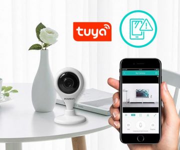 EasyCam iekštelpu WiFi IP kamera Tuya 3MP EC-3C6IR