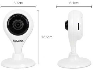 EasyCam iekštelpu WiFi IP kamera Tuya 3MP EC-3C6IR