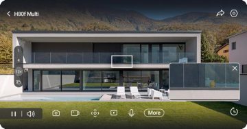 Многофункциональная IP-камера Ezviz H80f с тройным объективом 12 Мп (3 x 2K+)