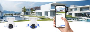 Многофункциональная IP-камера Ezviz H80f с тройным объективом 12 Мп (3 x 2K+)