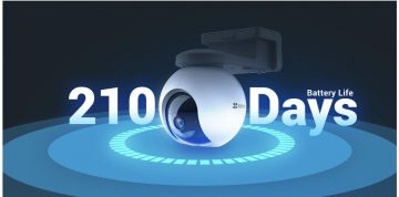 EZVIZ 4x HB8 2K+ (4MP) C tipa Wi-Fi novērošanas komplekts