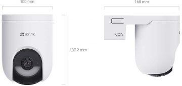 Ezviz HB8c Lite Аккумуляторная IP-камера PT Wi-Fi 4 МП