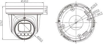 GenSTAR GANZ ZN8-71E5M213D-M IP kamera GenSTAR GANZ ZN8-71E5M213D-M IP kamera