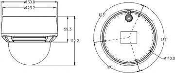 GenSTAR GANZ ZN8-80DT5M213DL IP kamera