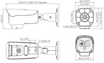 GenSTAR GANZ ZNT8-25BQVF7DT8M2DL IP kamera