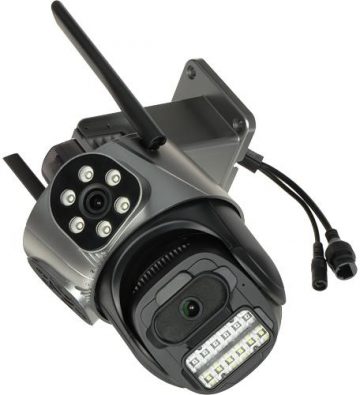ĀRA IP KAMERA ROTĀCIJAS ICSEE-W92SD-3 Wi-Fi Pilnkrāsu PANORĀMAS 3 X 3 Mpx 3 X 3.6 mm