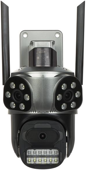 ĀRA IP KAMERA ROTĀCIJAS ICSEE-W92SD-3 Wi-Fi Pilnkrāsu PANORĀMAS 3 X 3 Mpx 3 X 3.6 mm