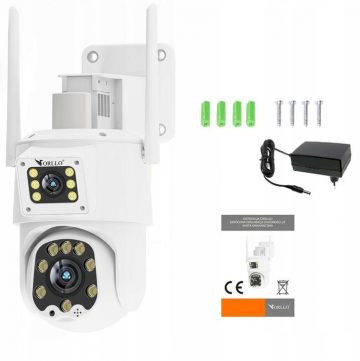 Orllo TZ8 divkārša 4MP+4MP 4G SIM LTE Wi-Fi IP kamera Orllo TZ8 divkārša 4MP+4MP 4G SIM LTE Wi-Fi IP kamera