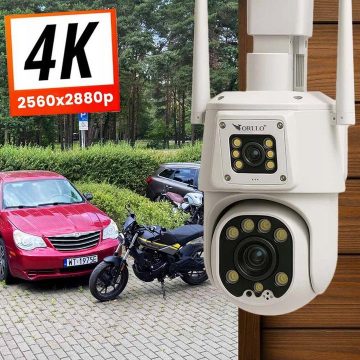 Orllo TZ8 divkārša 4MP+4MP 4G SIM LTE Wi-Fi IP kamera Orllo TZ8 divkārša 4MP+4MP 4G SIM LTE Wi-Fi IP kamera