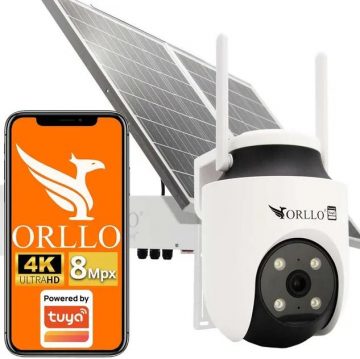 Orllo TZ8 divkāršā IP kamera ar SM6030 PRO saules paneliOrllo TZ8 divkāršā IP kamera ar SM6030 PRO saules paneli