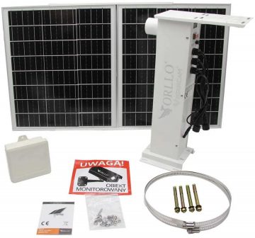 ORLLO Z10 WiFi POE IP kamera ar SM6030 PRO fotoelektrisko paneli