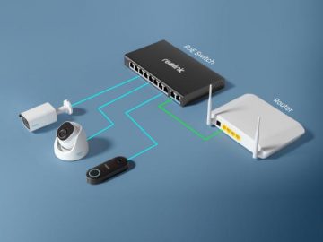 Reolink Trackmix sērijas P760 POE IP kamera, 8MP rotējoša Reolink Trackmix sērijas P760 POE IP kamera, 8MP rotējoša