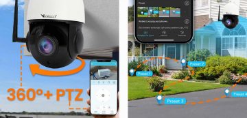 ORLLO Z10 WiFi POE IP kamera ar SM6030 PRO fotoelektrisko paneli