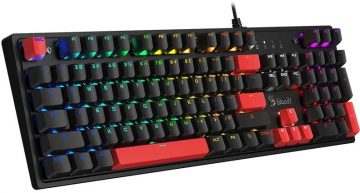 A4TECH BLOODY S520N mehāniskā tastatūra ar ugunsdzēsības funkciju (BLMS RED Plus slēdzis) A4TECH BLOODY S520N mehāniskā tastatūra ar ugunsdzēsības funkciju (BLMS RED Plus slēdzis)