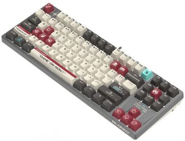 A4TECH BLOODY S87 Pixels Red USB mehāniskā tastatūra (BLMS RED Plus slēdži)