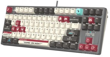 A4TECH BLOODY S87 Pixels Red USB mehāniskā tastatūra (BLMS RED Plus slēdži)