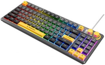 Rampage CYCLONE KNOB RGB 90% vadu tastatūra