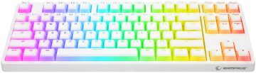Rampage TKL GHOST vadu tastatūra, balta