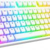 Rampage TKL GHOST vadu tastatūra, balta