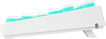 Rampage TKL GHOST vadu tastatūra, balta