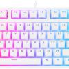 Rampage TKL GHOST vadu tastatūra, balta
