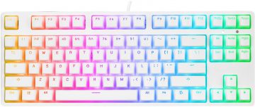 Rampage TKL GHOST vadu tastatūra, baltaRampage TKL GHOST vadu tastatūra, balta