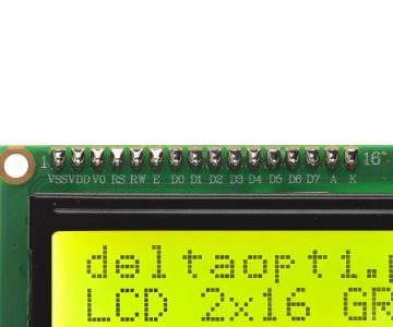 LCD DISPLEJS 2X16 RAKSTZĪMJU LCD-AC-1602E-YIY/G-E6 ZAĻŠ JUSTPI LCD DISPLEJS 2X16 RAKSTZĪMJU LCD-AC-1602E-YIY/G-E6 ZAĻŠ JUSTPI