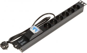 Pagarinātājs ar 6 rozetēm PD-6/R-2PPagarinātājs ar 6 rozetēm PD-6/R-2P