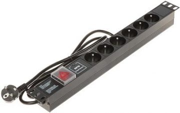 6 kontaktligzdu pagarinātājs PD-6/R-SPD-1L6 kontaktligzdu pagarinātājs PD-6/R-SPD-1L