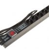 6 kontaktligzdu pagarinātājs PD-6/R-SPD-3L 6 kontaktligzdu pagarinātājs PD-6/R-SPD-3L