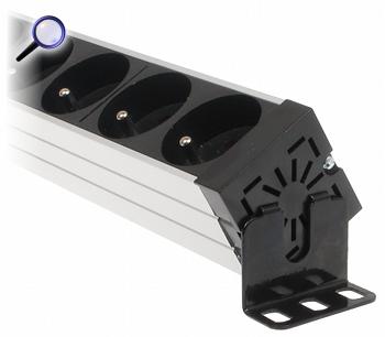 7 ligzdu pagarinātājs PD-7K/RACK 7 ligzdu pagarinātājs PD-7K/RACK