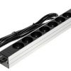 Strāvas pagarinātājs ar 7 ligzdām PD-7/RACK/IEC Strāvas pagarinātājs ar 7 ligzdām PD-7/RACK/IEC