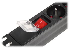 7 kontaktligzdu pagarinātājs PD-7/RN 7 kontaktligzdu pagarinātājs PD-7/RN