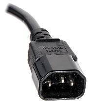 Strāvas pagarinātājs ar 8 ligzdām PD-8/RACK/IEC