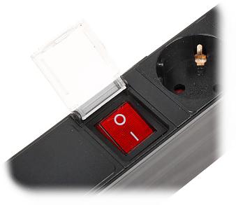 8 ligzdu pagarinātājs PD-8/RACK-N 8 ligzdu pagarinātājs PD-8/RACK-N