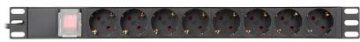 8 ligzdu pagarinātājs PD-8/RACK-N
