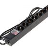 8 ligzdu pagarinātājs PD-8/RACK-N 8 ligzdu pagarinātājs PD-8/RACK-N