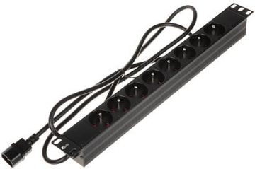 Pagarinātājs ar 8 ligzdām PD-8/R/IEC-NPagarinātājs ar 8 ligzdām PD-8/R/IEC-N