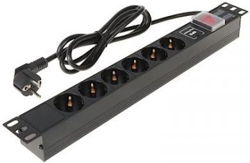 Pagarinātājs 8 Schuko rozetes L19/6VPPagarinātājs 8 Schuko rozetes L19/6VP