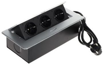 Mēbeļu pagarinātājs 3 rozetes FPS-3S/CABLEMēbeļu pagarinātājs 3 rozetes FPS-3S/CABLE
